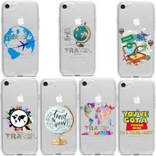 Package tour World Map Travel Plans Phone Cases TPU soft silicone phone case For iPhone 5 6s 7 8 Plus X XR XS Max 11 11Pro Max