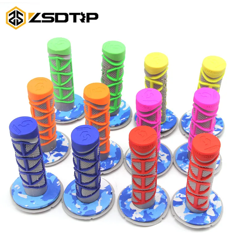 

ZSDTRP-Motorcycle grips Motocross grip handle bar DIRT PIT BIKE MOTOCROSS 7/8" HANDLEBAR RUBBER Dual Density MX Grips