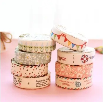 

1.5cm canvas printing adhesive paper tape japanese paper tape new products for scrapbooking DIY