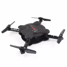 Upslon FQ17W Foldable Pocket Drone Quadcopter Dron Wifi FPV Camera 0.3MP 2.4G RC Foldable Helicopter Remote Control BNF RTF