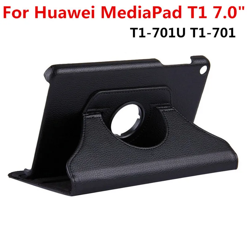

For Huawei MediaPad T1 T2 7.0 inch T1-701U T1-701 701 701U Tablet Case 360 Rotating Bracket Flip Stand Leather Cover