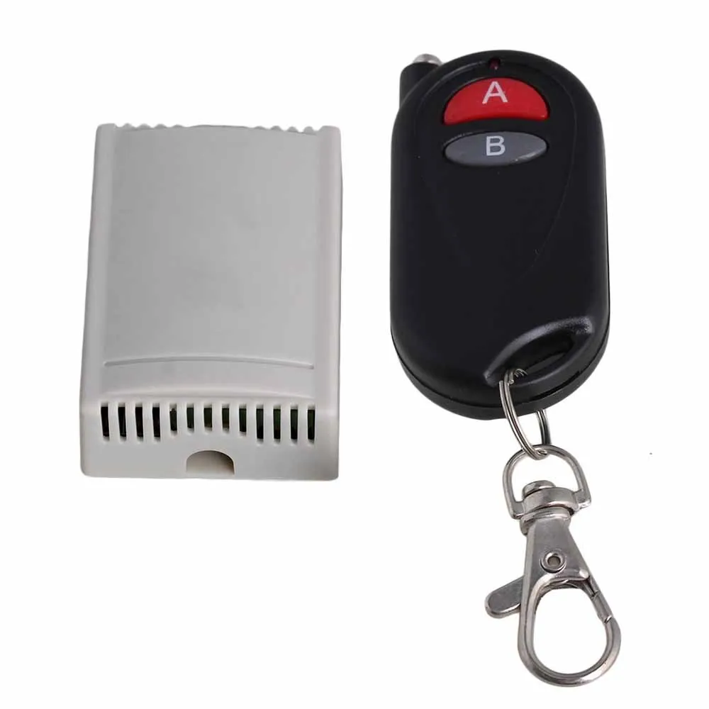 

220V 433MHz Wireless Remote Control 2CH W/AB Transmitter Self-lock