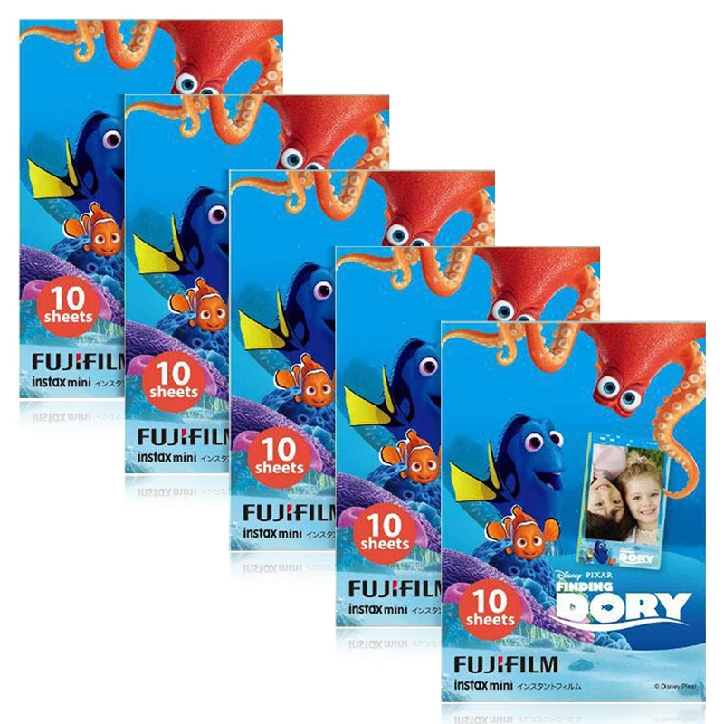 Fujifilm Instax Mini Finding Dory Instant 50 пленка для Fuji 7 s 8 25 50 s 70 90& SP-1, 2 принтера