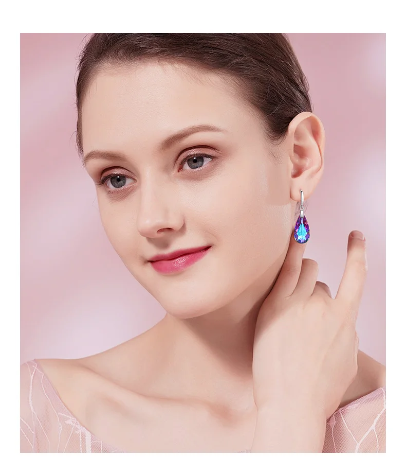 Swarovski Crystals Drop Earrings (9)