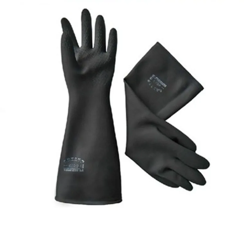 Новые защитные перчатки Локоть-Длинные Промышленные анти-кислотные щелочи химически стойкие резиновые рабочие защитные перчатки