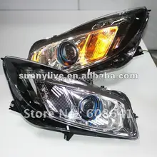 Для Buick Regal GS светодиодный головной светильник объектив проектора 2010 V2 Тип RHD автомобиль б/у