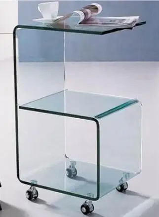 Sale Small tea table . bending glass table 8