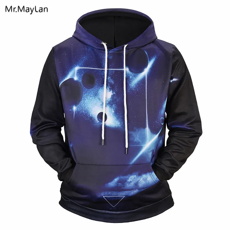 

Hipster 3D Print Starry Planet Jackets Men/Women Cool Pullovers Hoodies Boys Streetwear Blue Sweatshirts Tracksuit Coat Clothing