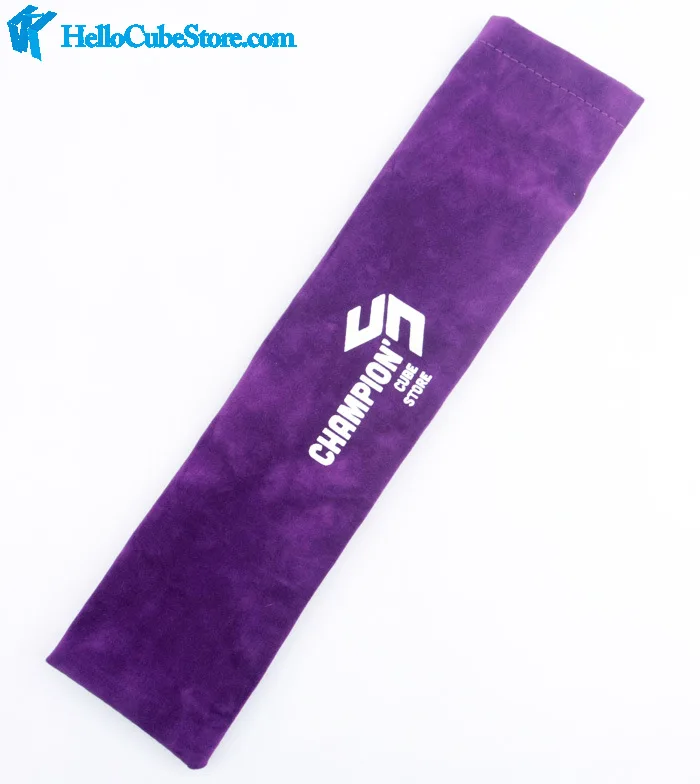 Бархатный мешок CCS фиолетовый, синий и серый для таймера Куба сумка может вмещать Speedstacks или QJ или Yuxin или Fanxin таймер только сумка - Цвет: purple