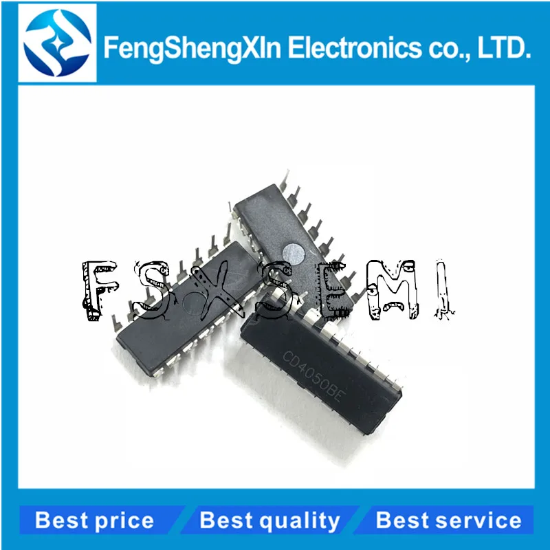 

10pcs/lot CD4050BE DIP-16 CD4050 CMOS Hex Buffer Converters