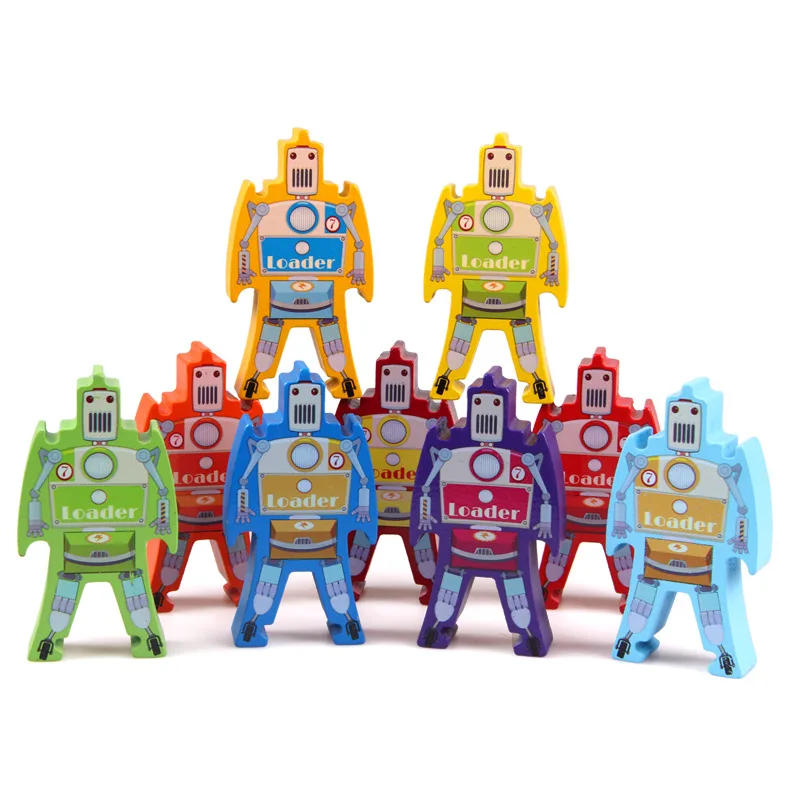 wooden stacking robots