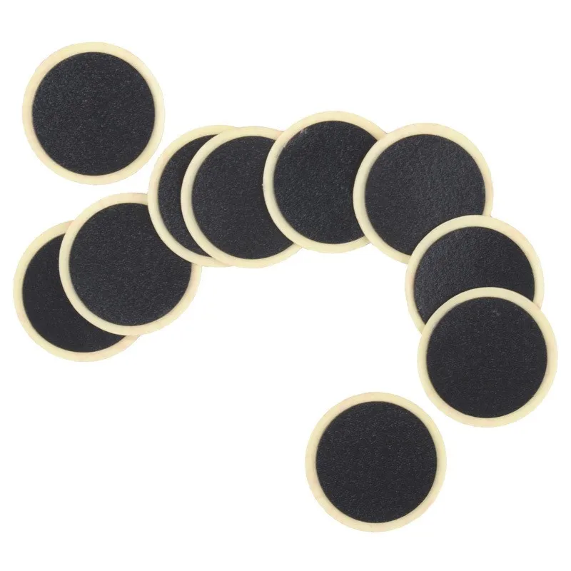 10pcs Self Adhesive Glueless Bike Patch Puncture Tyre Tire Tube Repair Kit/_UF