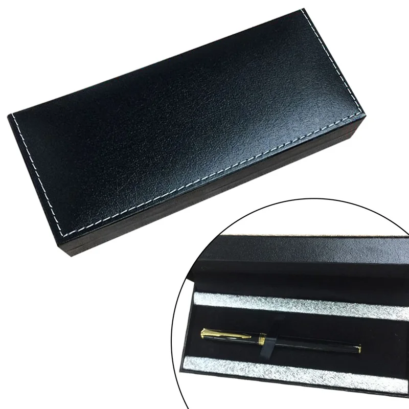 

Business gift pen box leather metal pen case
