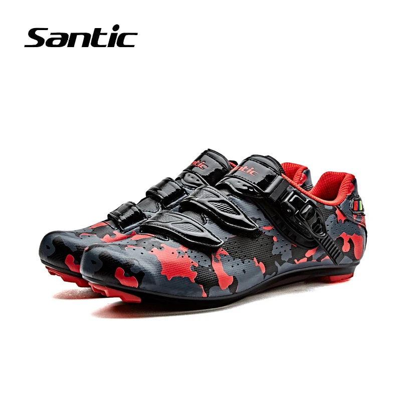 Santic 2018 Pro Racing Team Cycling font b Shoes b font Men Nylon Breathable Road Bike