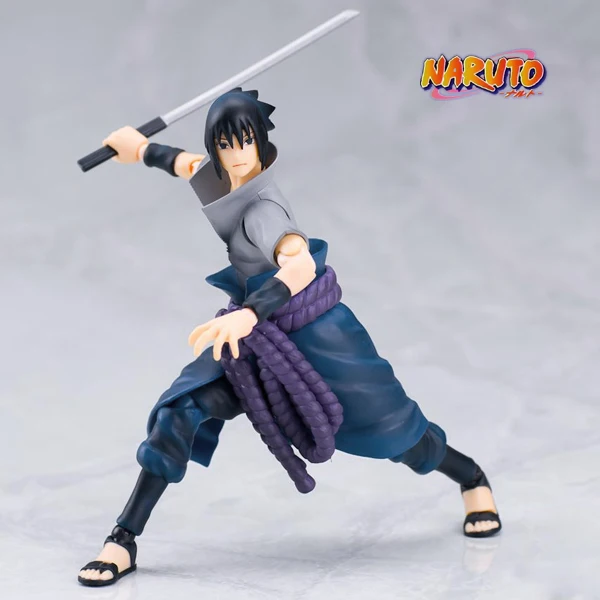 

14cm free shipping Naruto anime figure SHF Sasuke collectible action figures model toys figurine juguetes