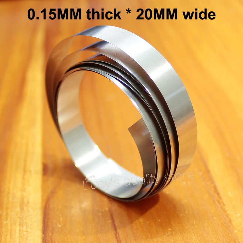 

1M Battery Spot Welding Connection Nickel Sheet 18650 Battery Welded Nickel Plated Steel Strip 0.15MM Thick * 20MM Wide