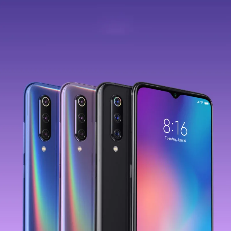 Продажа Оригинальная глобальная версия Xiaomi Mi 9, 6 ГБ, 64 ГБ, Snapdragon 855, 48MP, AI, тройная камера, мобильный телефон, отпечаток пальца, Беспроводная зарядка, NFC