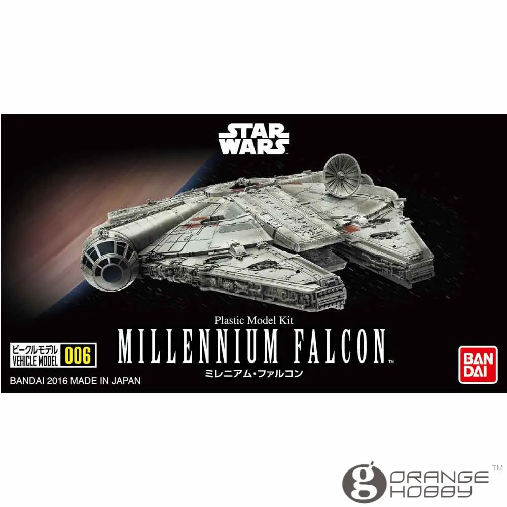 

OHS Bandai Star War Vehicle Model 006 Millennium Falcon Assembly plastic Model Kits oh