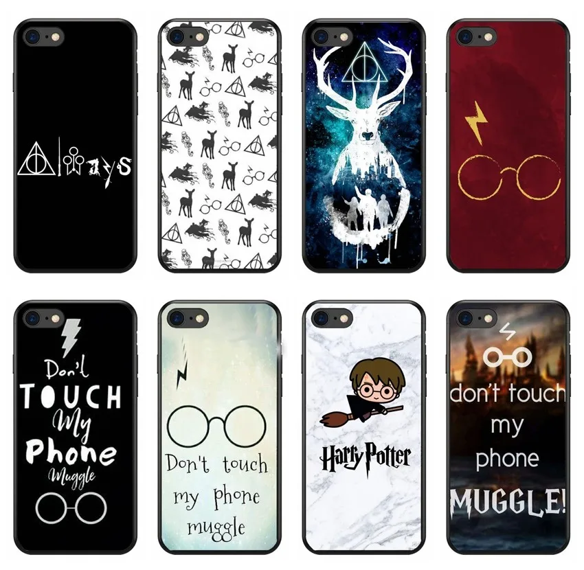 

Harry Potter Hogwarts Pattern phone Cover Case for iPhone X XS Max XR 6 6S 7 8 Plus 5 5S Samsung S6 S7 S8 Edge Plus cover