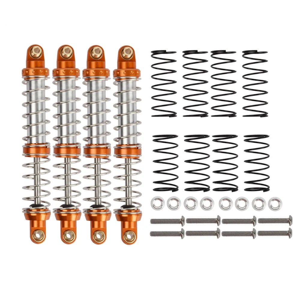 

4PCS Aluminum Alloy Shock Absorber Damper for Redcat GEN7 GEN8 Car RER11343 1/10 RC crawler Parts