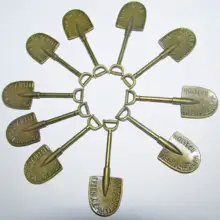 10 шт винтажная сплав Античная бронзовая лопатка браслет с подвеской ожерелье ювелирные изделия стимпанк новые инструменты аксессуары