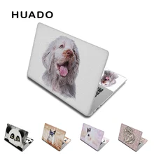 Милый щенок 1" 17" 1" 14" стикер для ноутбука для крышки компьютера 1" 11,6" Ноутбук кожи виниловые наклейки для acer/hp/dell/sony/ Xiaomi/mac