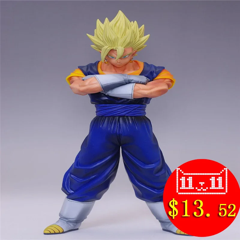 19 см Manga Dragon Ball Z Супер Saiyan в vegetto рисунок Вегета и Kakarotto слияния Коллекция ПВХ