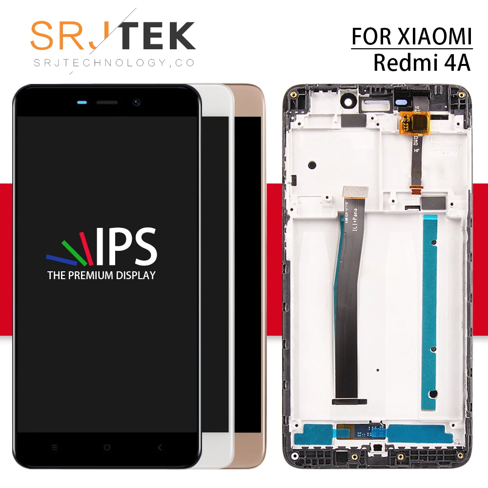 

Srjtek For XIAOMI Redmi 4A Display Matrix Touch Screen Digitizer Full Assembly With Frame 5.0'' For Xiaomi Redmi 4A LCD Touch