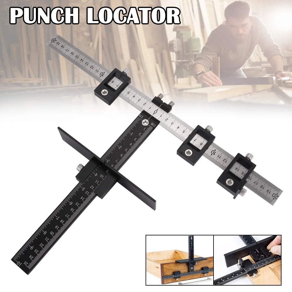 

Newest Quick-Set Hole Punch Jig Detachable Drill Guide Sleeve Cabinet Wood Drilling Tool