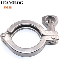 Sanitary stainless steel Tri clamp for Ferrule SS304 Heavy duty type Clamp 1pcs 38mm 1 1 2 sanitary full port ball valve clamp type ferrule ss304