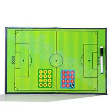 PVC Foldable Soccer basketball Coach Match Training Tactical Plate Coaching Board Kits magnetic teaching board Coach Board
