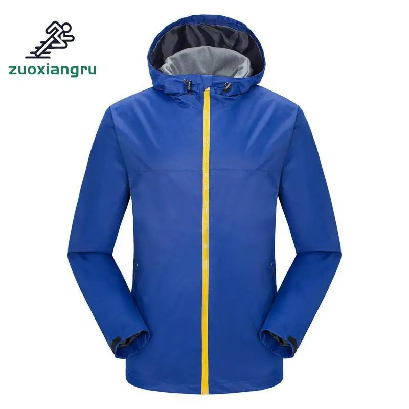 

Zuoxiangru Men's Spring Autumn Breathable Softshell Jacket Outdoor Sports Jackets Hiking Trekking Climbing Female Coats