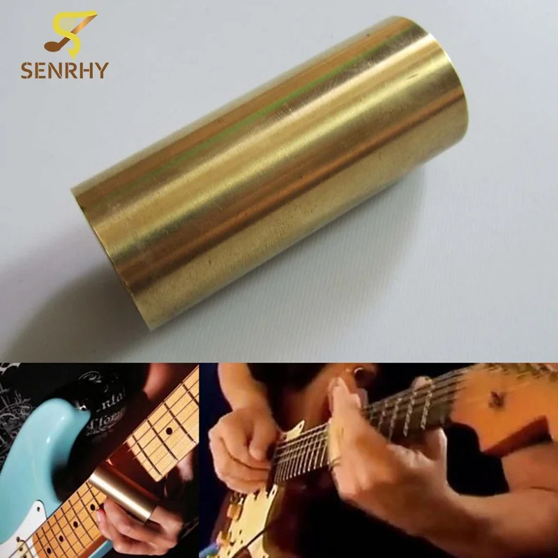 

1pcs Brass Steel Guitar String Finger Tube Guitar Slide Length 60mm Diameter 20mm Thickness 2.5mm Electric Guitar Accessories