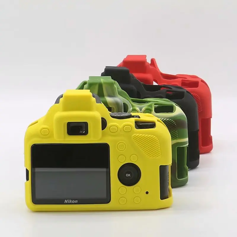 

Soft Silicone Case Camera Protective Body Bag For Nikon D3500 Rubber Cover Battery Openning D3500 Camera bag