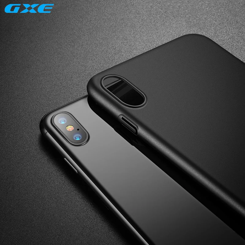 GXE Матовый Жесткий ПК чехол для iPhone X матовый защитный Аксессуары Новый телефона 8