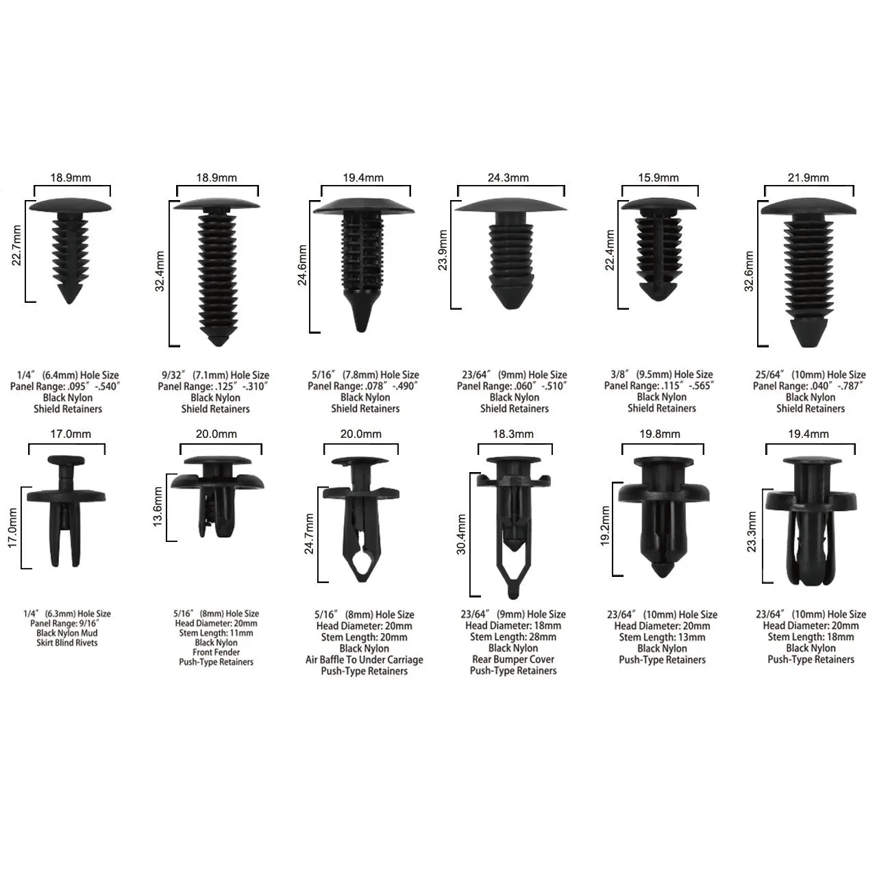 Fixadores do Carro Kit de Moldagem para Renault Retentor Capa Rebite Guarnição Clipe Painel Captur Clio rs v6 Duster Fluência Kadjar Koleos 240x 6 Fechos e presilhas
