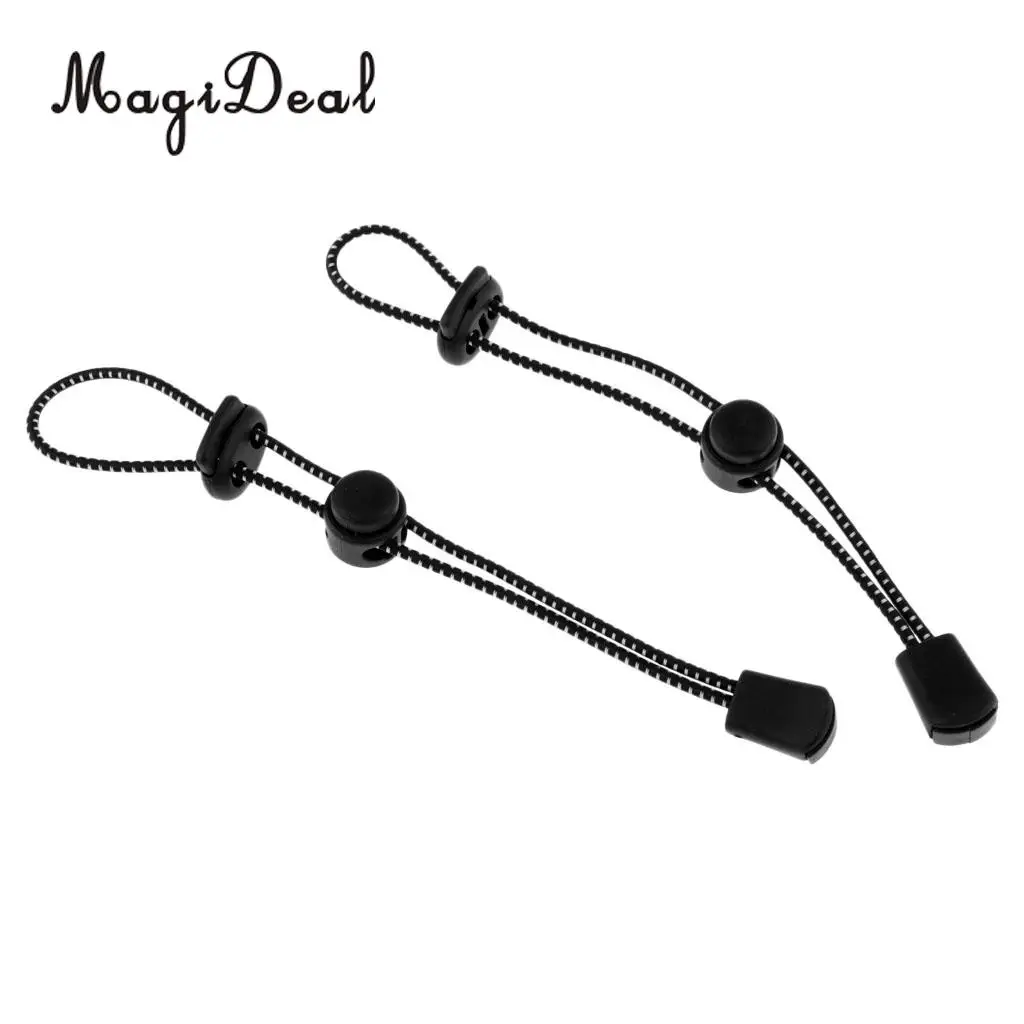 2 Pieces Outdoor Walking Stick Holder Elastic Wrist Strap for Backpack Hiking Pole Canes Alpenstocks Fixing Buckle Security