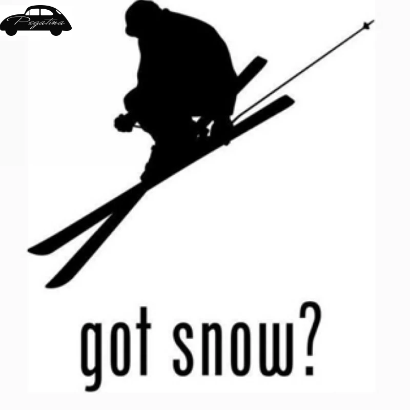 Pegatina Skiing Sticker Winter Sports Snow Decal Ski Posters Vinyl Wall Decals Decor Mural Skiing Sticker