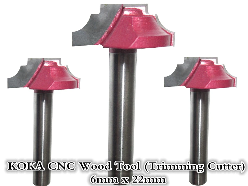 

6mm*22mm,Freeshipping,CNC Computer machine tool,carbide woodworking insert router bit,Tungsten Trimming milling cutter,wood tool