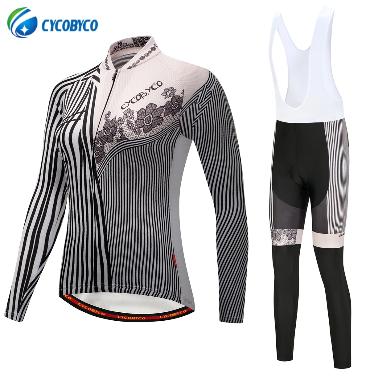 Cycobyco Autumn New Pro Women Cycling Jersey Set Mountian Bike Wear