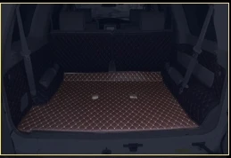 Высокое качество! Специальные автомобильные коврики+ коврик в багажник для Nissan Patrol Y61 7 мест 2010-1997 водонепроницаемые Автомобильные ковры для Patrol 2004