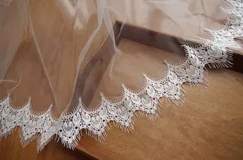 

eyelash lace trim, scalloped lace for bridal veilDG102 10yards