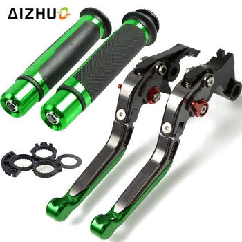 

Motorcycle Brake Clutch Lever Adjustable+Handle Grips For KAWASAKI NINJA650R ER6F NINJA 650R ER 6F Z900 Z 900 2017 2018