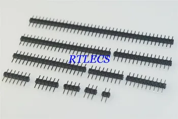 

Pitch 2.0 mm Pin Header Male 1 x 2 P 3 4 5 6 7 8 9 10 12 14 15 16 20 24 26 30 40 Pin single row Straight Through Hole PCB Gold