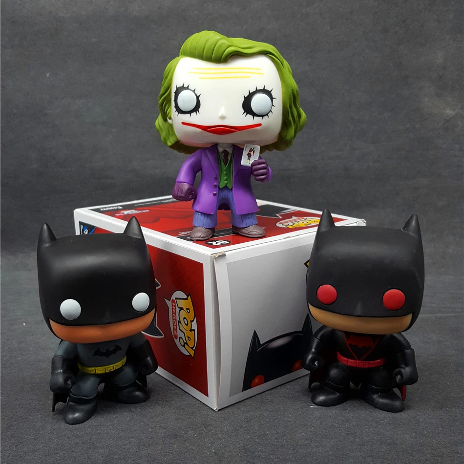 

FUNKO POP DC Assemble Super Hero Joker/Batman/Earth2 Batman PVC Action Figure Collection Model Kids gift 160
