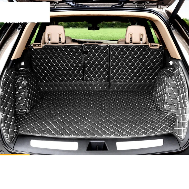 

lsrtw2017 fiber leather car trunk mat cargo mat for cadillac xt5 2016 2017 2018 2019 5d cargo liner