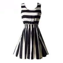 Mùa hè Sexy Cô Gái Ăn Mặc Bồn Voan Bãi Biển Bên Váy Không Tay Mỏng Sundress Floral Mini Dresses(China)