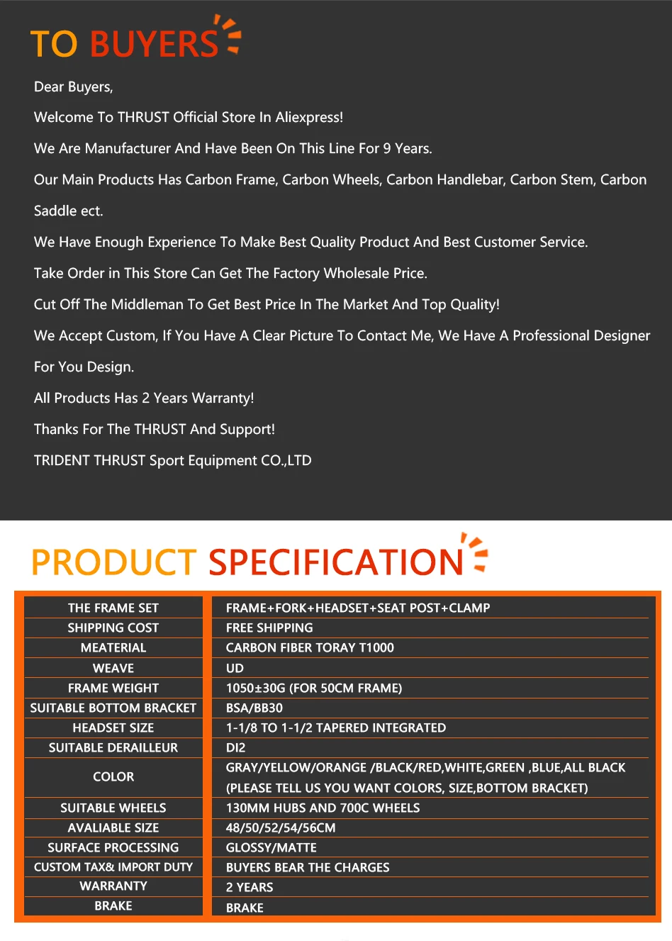 Top THRUST Carbon Road Frame Road Bicycle Carbon Frame 48 50 52 54 56cm Carbon Bike Frame Green Yellow Black Blue White 7 Top THRUST Carbon Road Frame Road Bicycle Carbon Frame 48 50 52 54 56cm Carbon Bike Frame Green Yellow Black Blue White 7