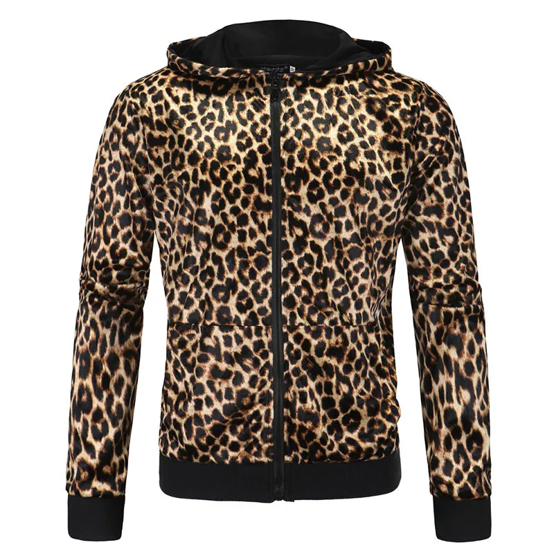 Popular Mens Leopard Print Jacket-Buy Cheap Mens Leopard Print ...