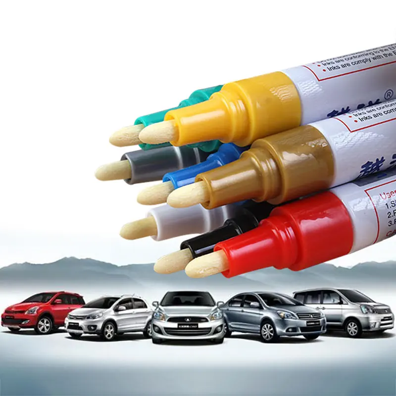 

Waterproof Car Paint Pen Scratch Repair Pen Remover Painting Paint Marker Pen 10 Colors Car Tyre Tire Tread Rubber